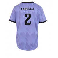 Real Madrid Daniel Carvajal #2 Fotballklær Bortedrakt Dame 2022-23 Kortermet